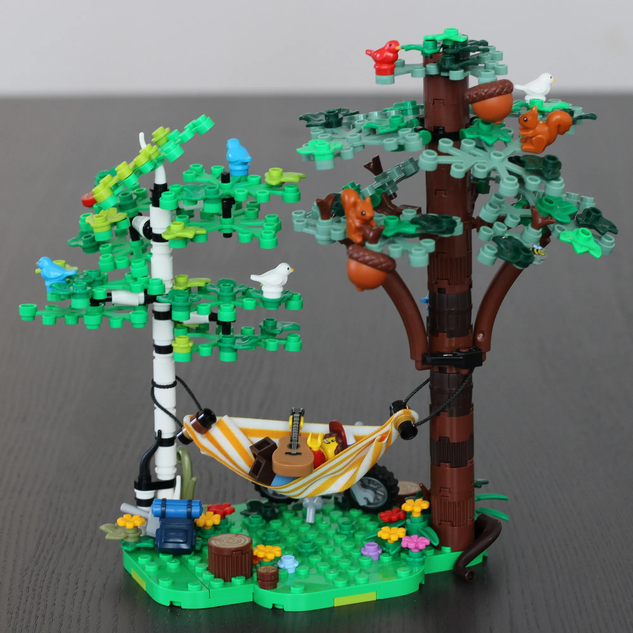 An escape a reset in the A Frame Cabin The LEGO IDEAS