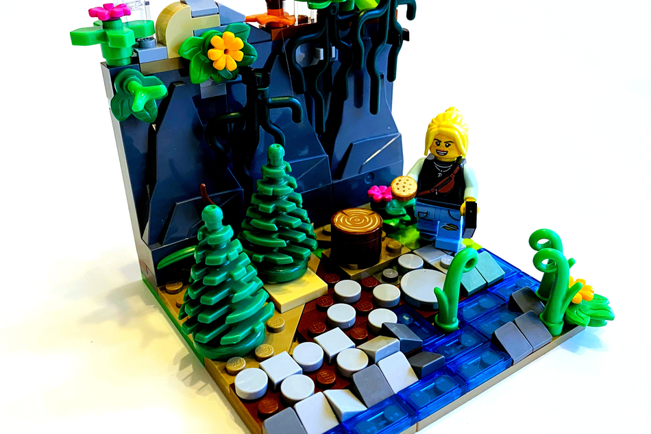 Lego hiking online set