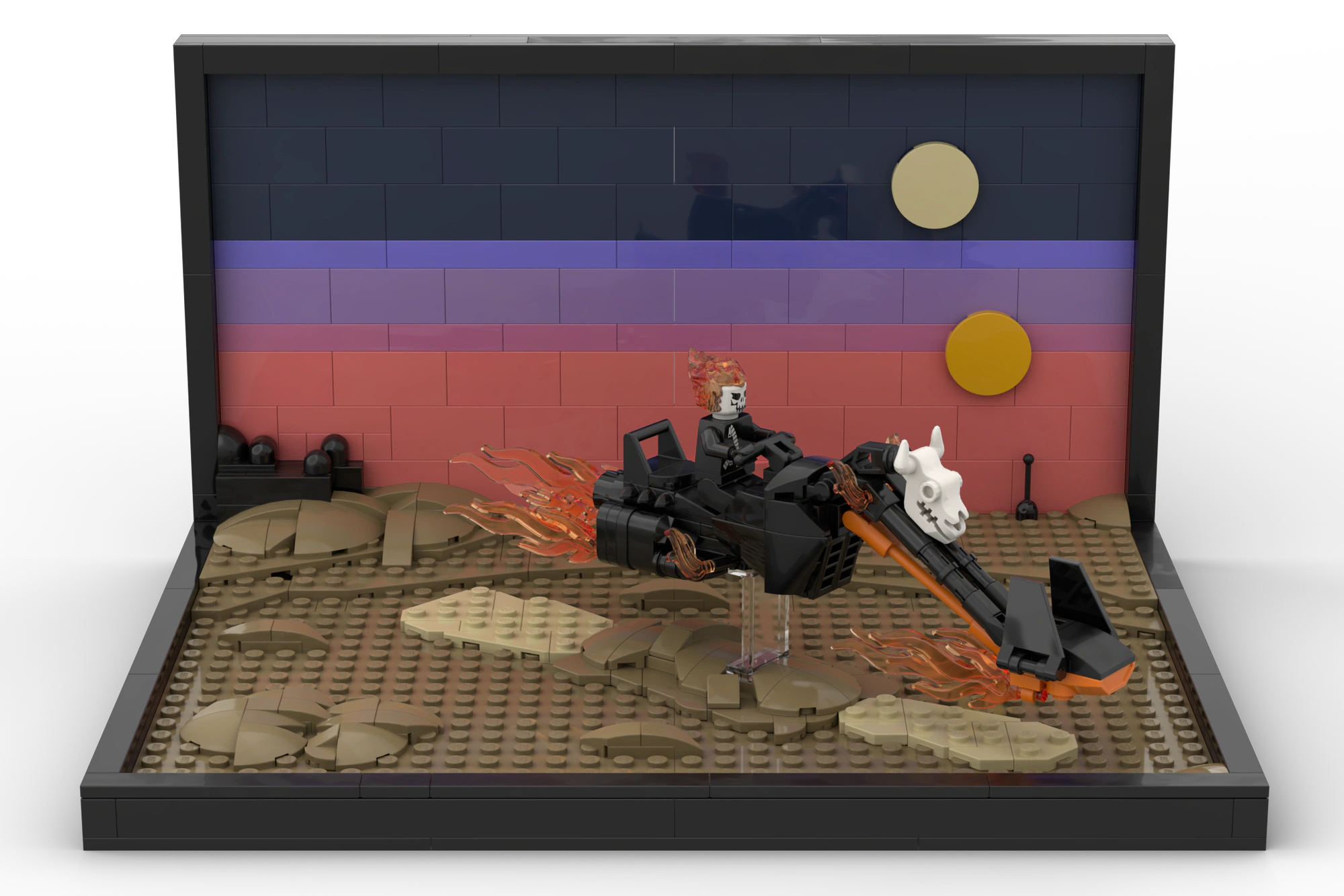 Ghost Rider in Tatooine Setting Suns | LEGO® Ideas