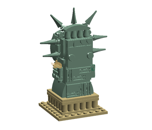 lady liberty lego brickheadz