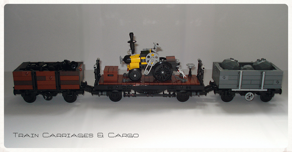 Lego store freight cars