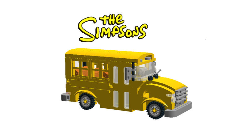 lego simpsons school