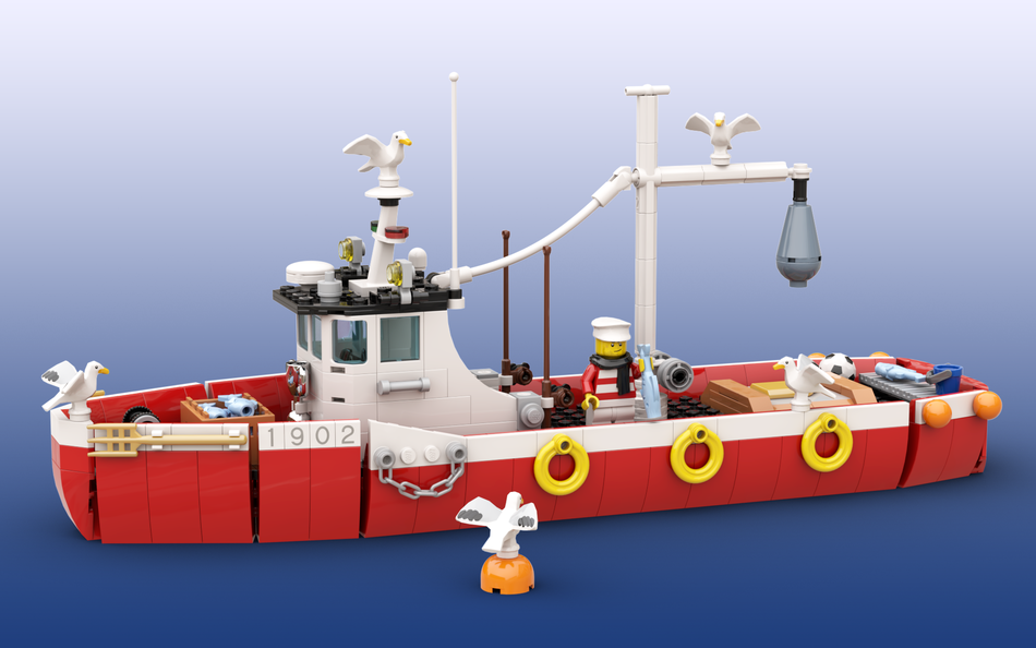 lego fishing trawler