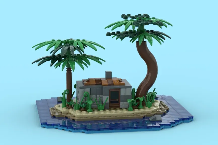 Lego discount palm tree