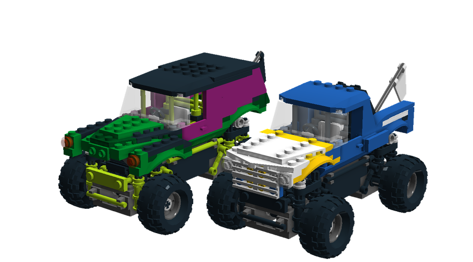 Lego best sale custom truck