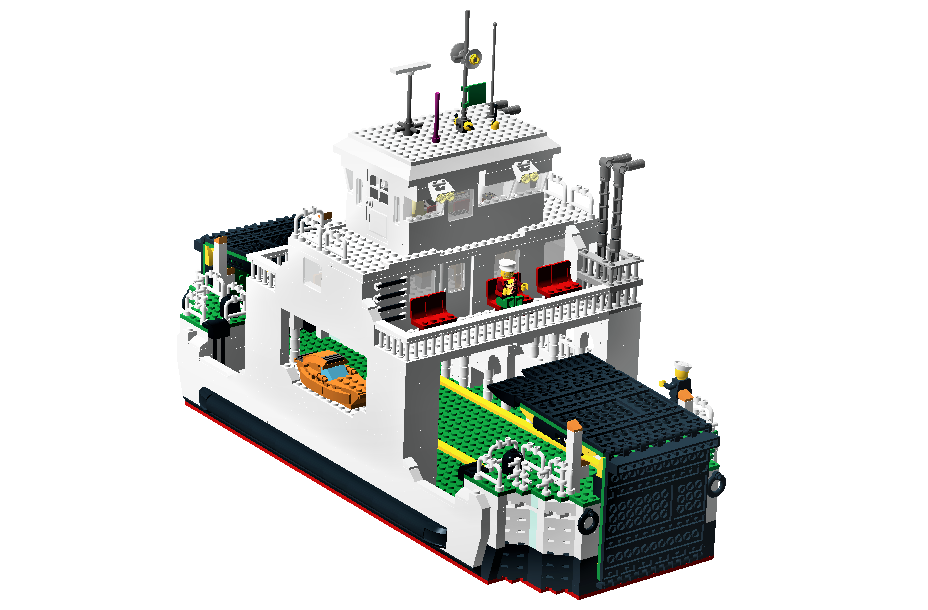 Lego car sale ferry