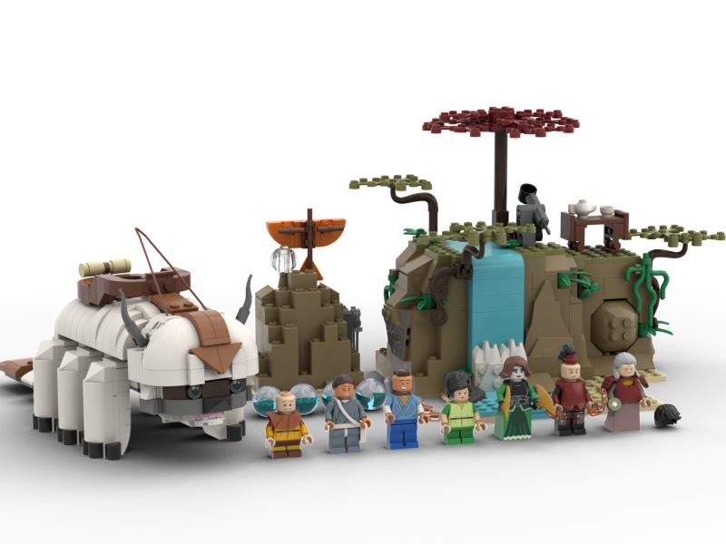 LEGO IDEAS Avatar The Last Airbender Bending Battle Playset