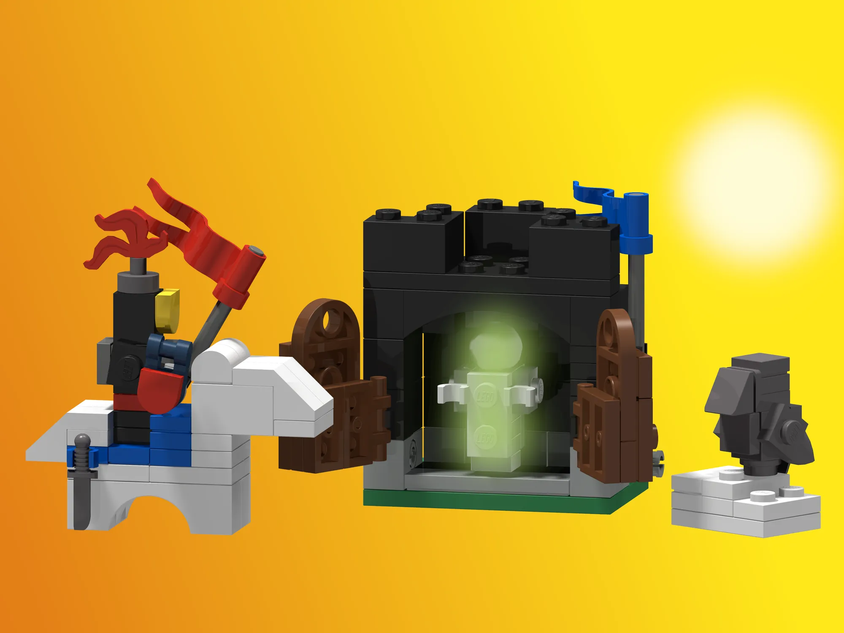 Lego castle best sale with ghost