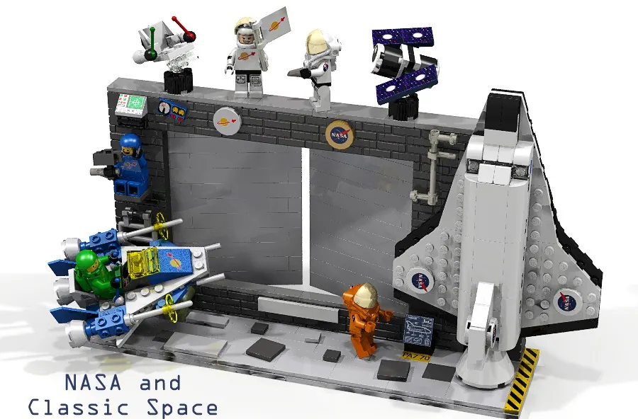 Nasa and Classic Space Picture Frame | LEGO® Ideas
