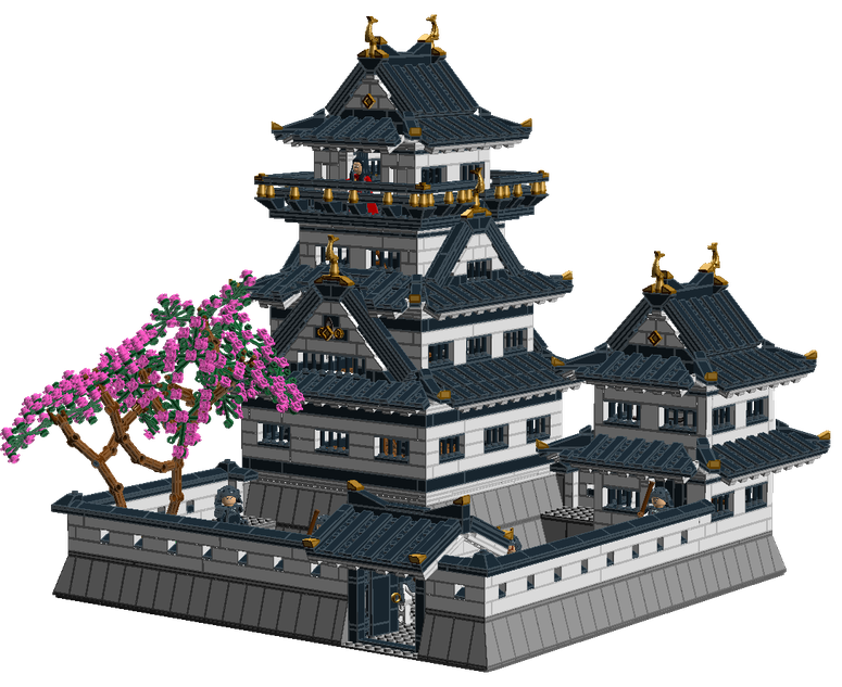 Lego samurai castle sale