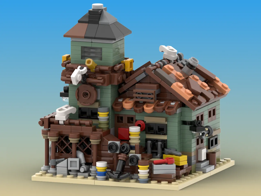 LEGO Ideas Old Fishing Store 21310 Building Set (2,049 Pieces)