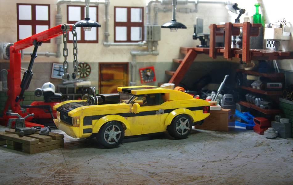 LEGO IDEAS Celebrate your favorite Ford Mustang in a beautiful scenery 1972 Ford Mustang Mach 1 Grande