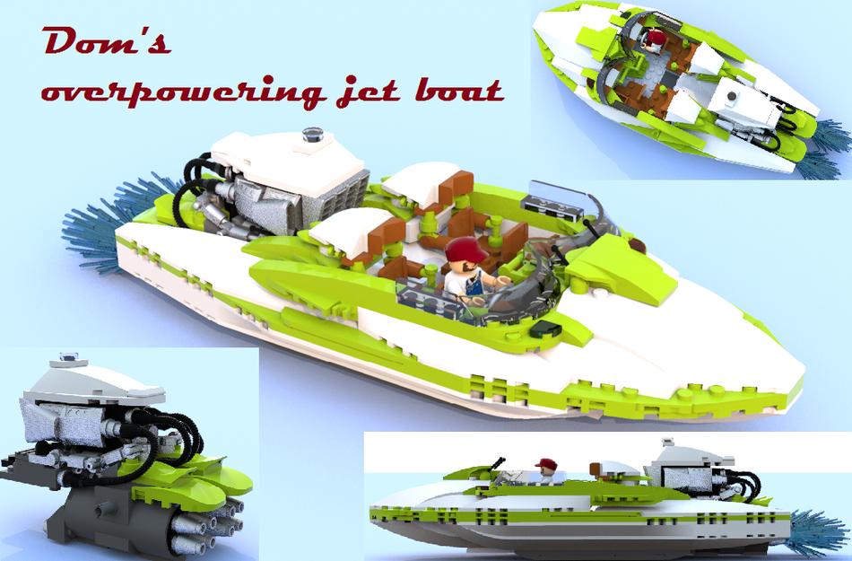 Lego sales jet boat