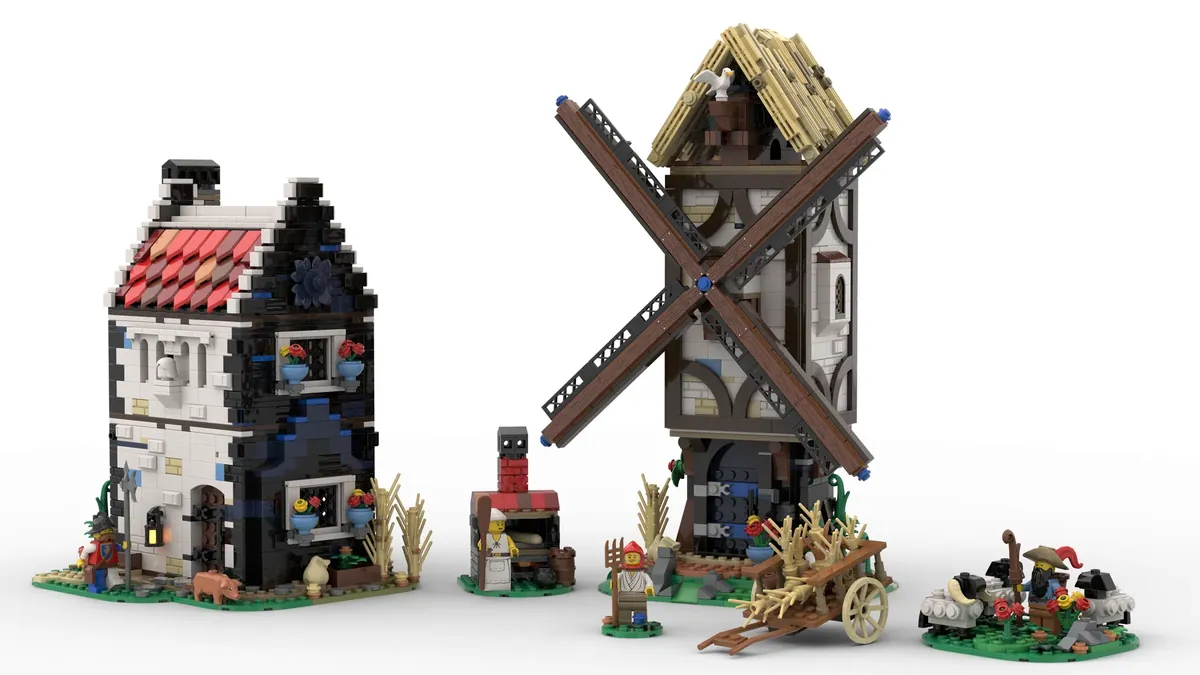 LEGO IDEAS - Medieval Miller (Windmill)