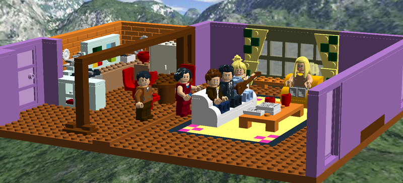 lego friends monica apartment