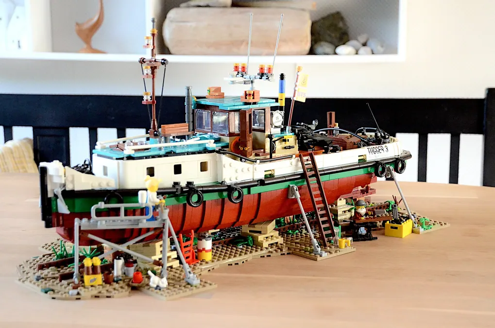 Lego discount boat plans