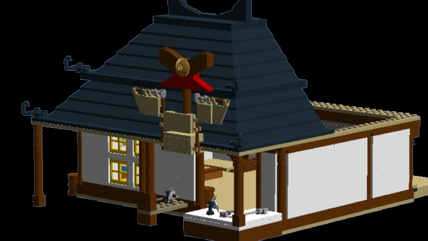 Lego ninjago blacksmith store shop