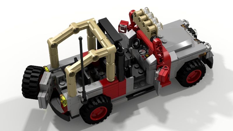 Jeep jurassic best sale world lego