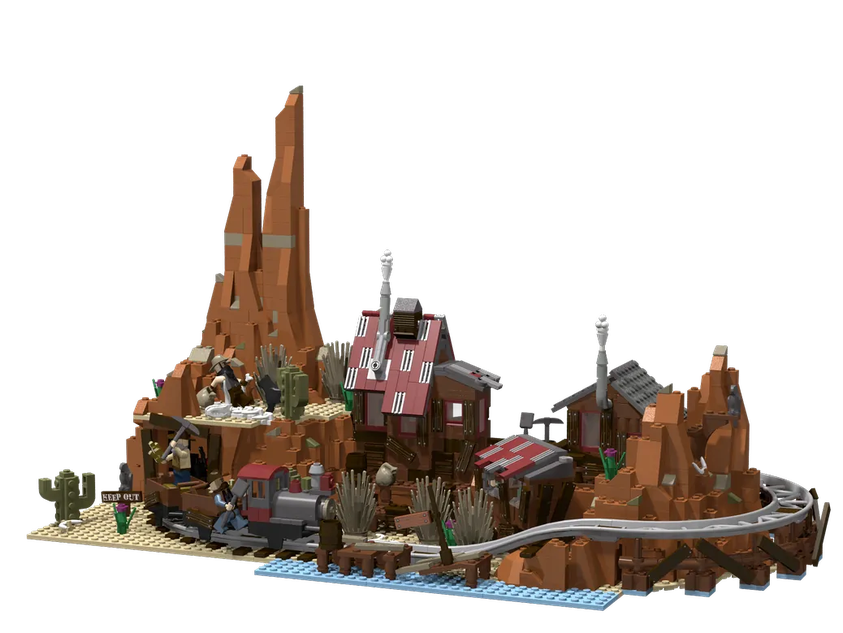 LEGO IDEAS Blog 10K Club Interview WILD WEST MINE by Disney