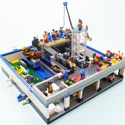 LEGO IDEAS - 動かせる水族館 mechanical aquarium