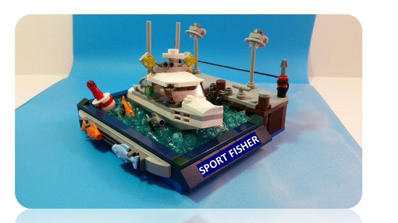 lego sport fishing boat