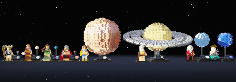 Lego Ideas Solar System Planets True Scale