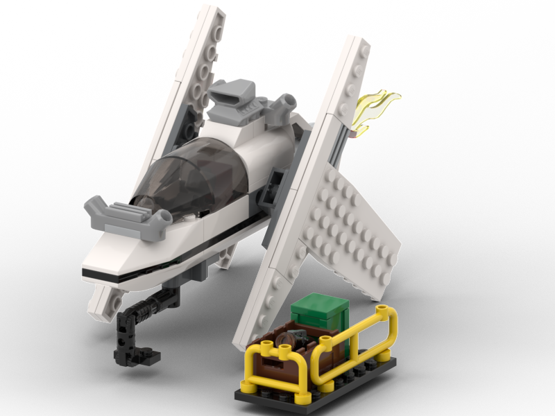 Easy lego online plane