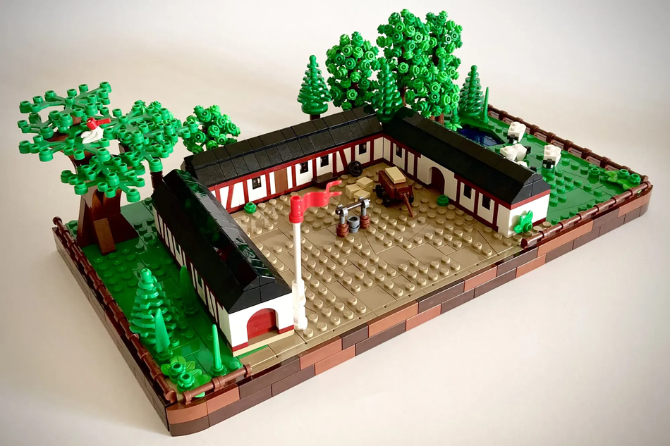 LEGO IDEAS Miniature Farm Diorama