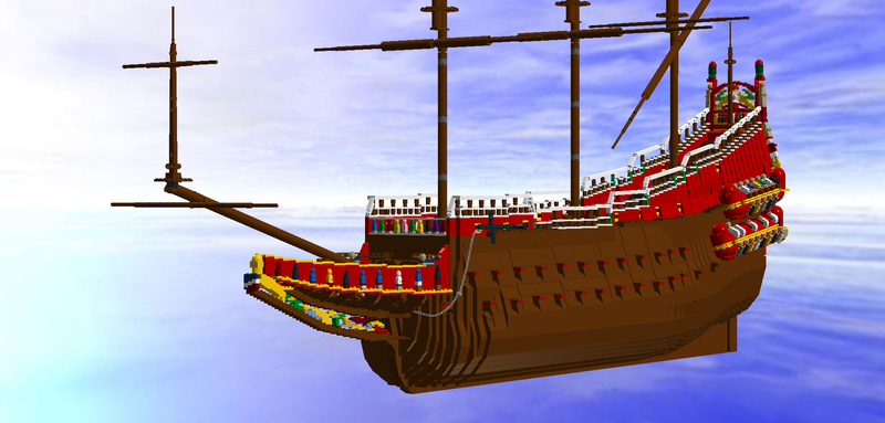 lego galleon ship