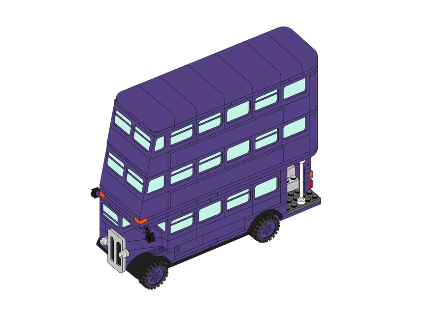 Lego triple decker discount bus