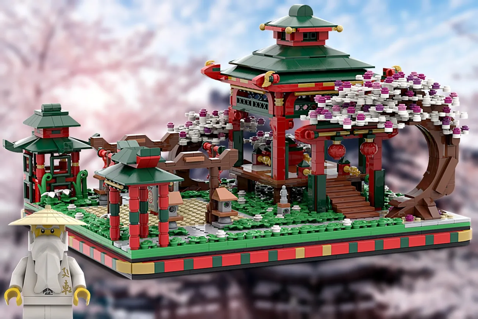 Japanese Garden  Cool lego creations, Lego projects, Lego creations