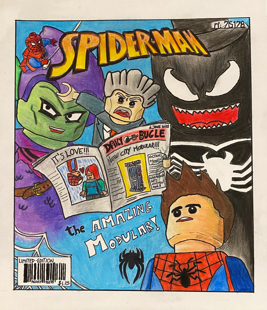 Lego spider best sale man comic