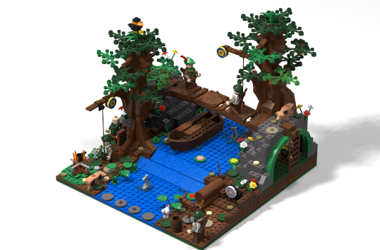 Robin hood lego online castle