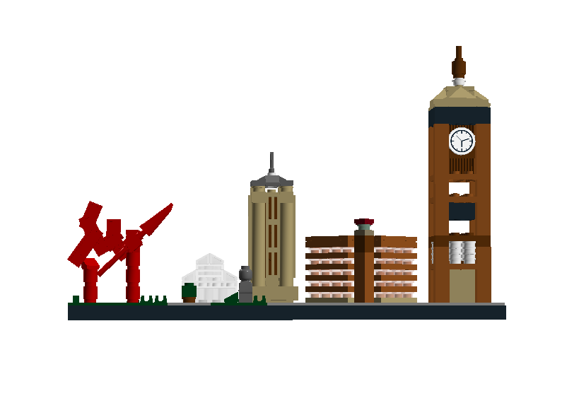 Lego cheap city skyline