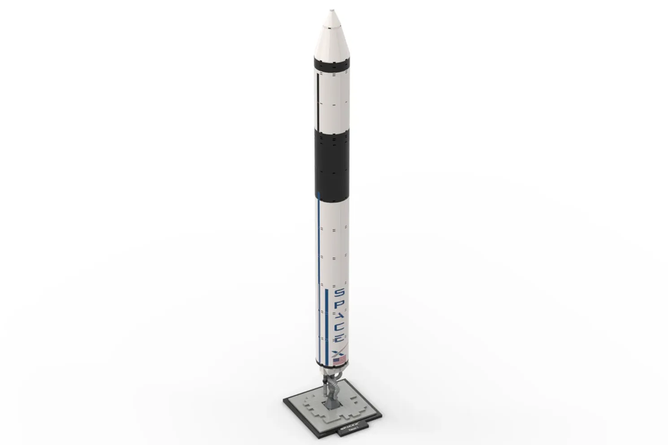 LEGO IDEAS - SpaceX Falcon 9 Rocket Complete Set