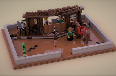 lego pop up book moc