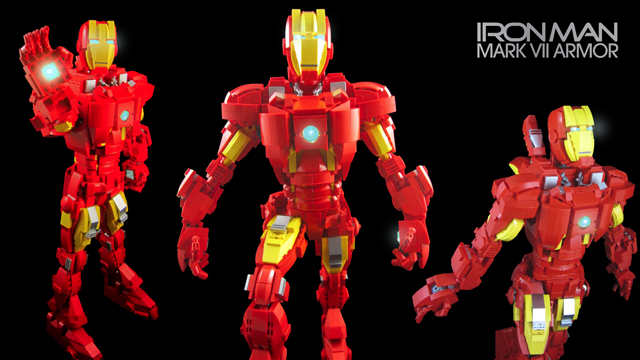 Lego iron store man suit moc