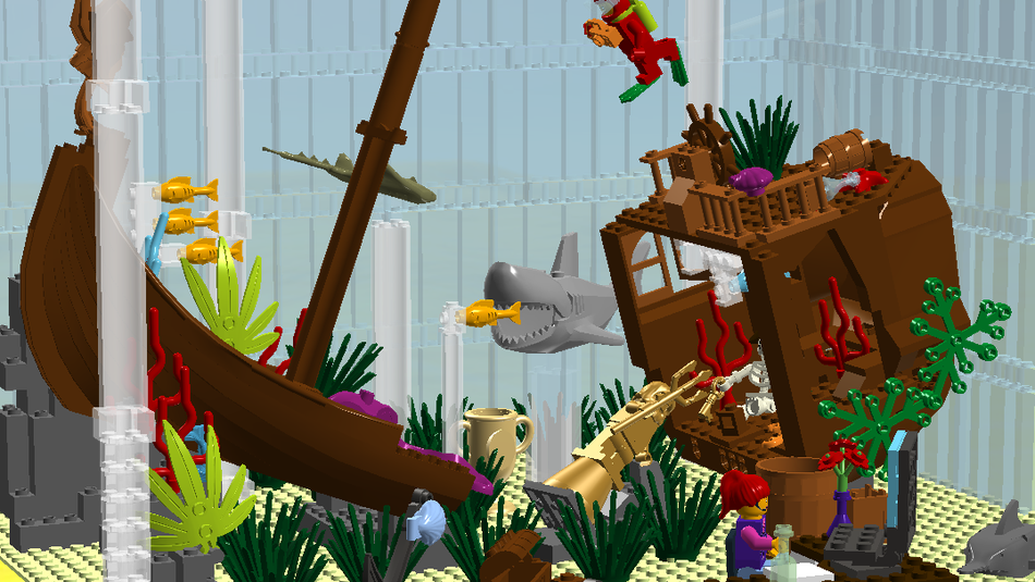 Lego discount sunken ship