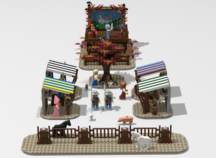 LEGO IDEAS Medieval market