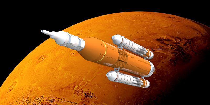 lego mars rocket