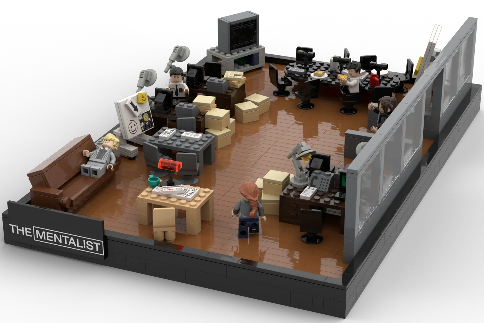 The Mentalist, the CBI Office | LEGO® Ideas