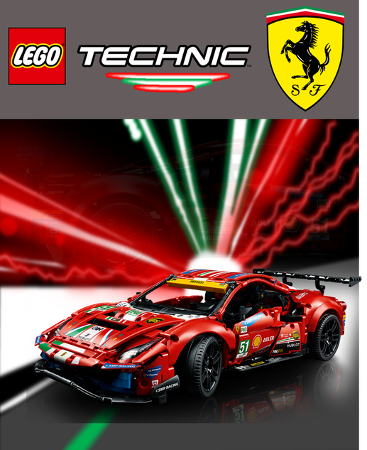 Lego ferrari best sale 448 gte