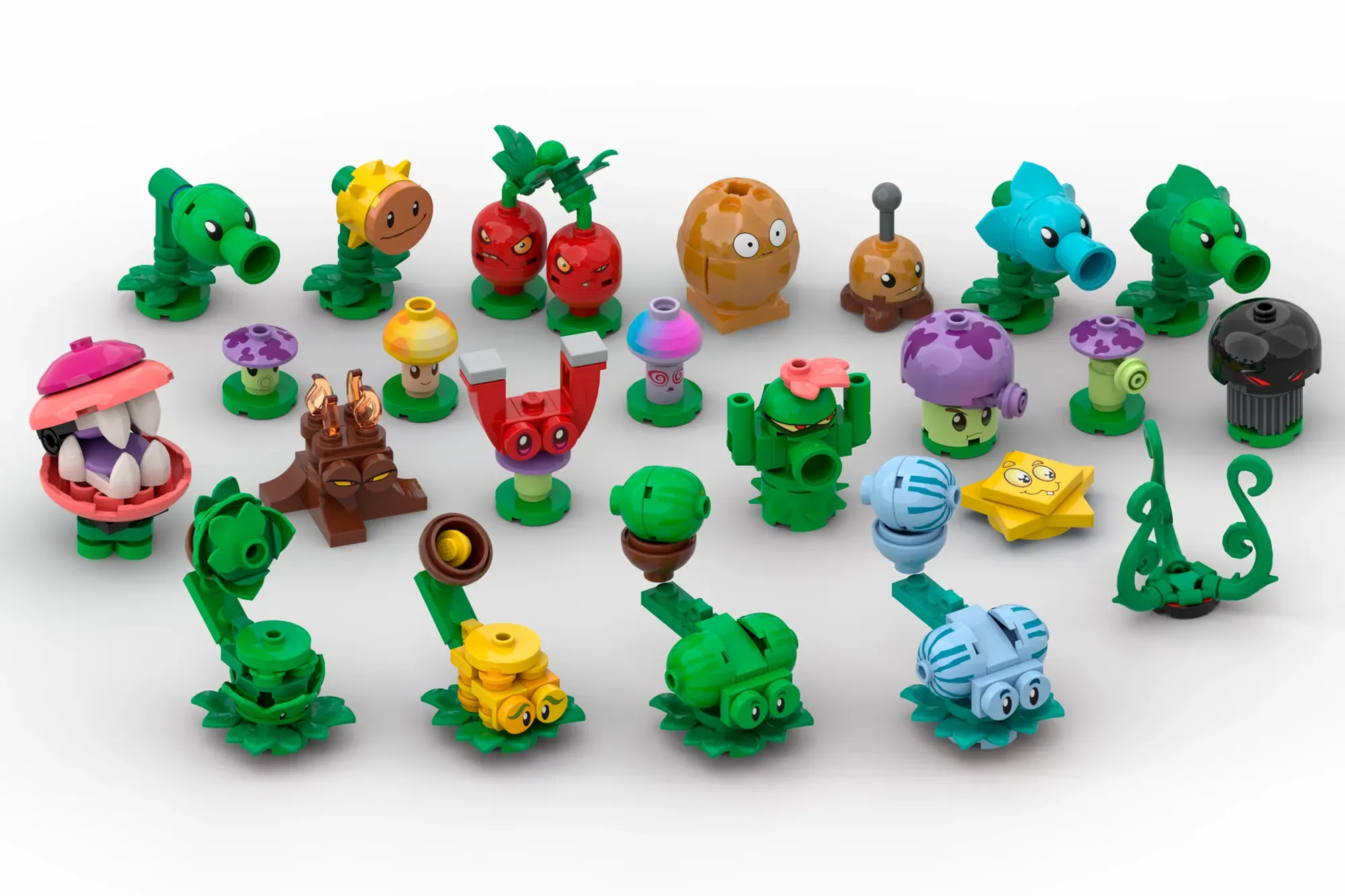 Plants vs. Zombies - Zombies on Your Lawn | LEGO Ideas