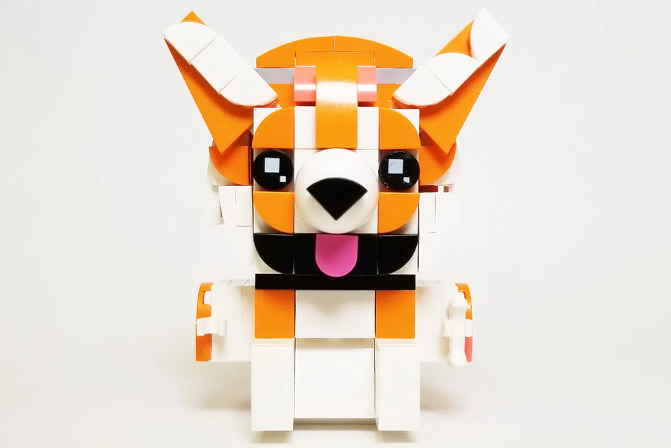 Lego corgi minifigure sale