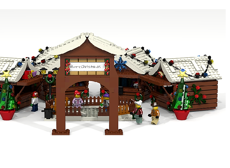 Lego winter market on sale