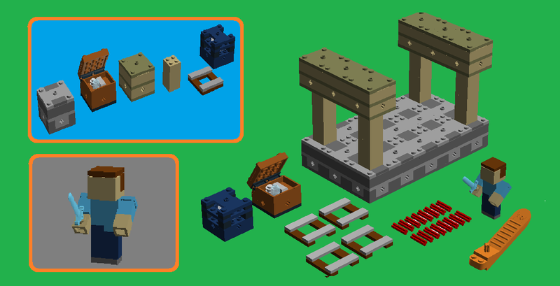 lego minecraft ideas
