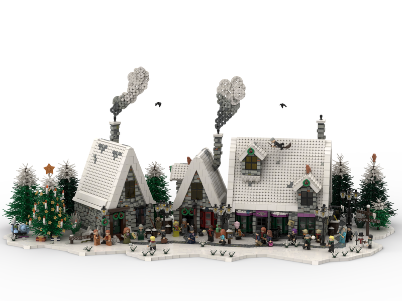 LEGO IDEAS Recreating a Magical Harry Potter Holiday Scene