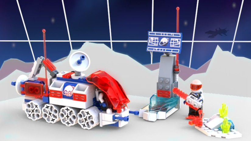 Lego space ice online planet