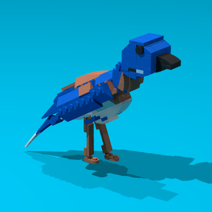 LEGO IDEAS Our Winged Friends Eastern blue bird