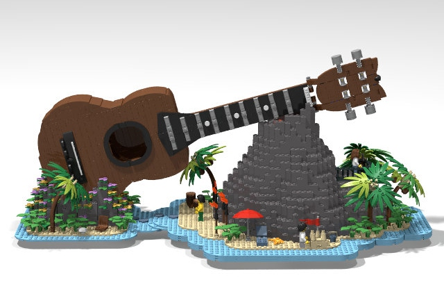 Ukulele lego hot sale